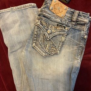 Miss me signature slim boot jeans size 31x31 - actual 34x30